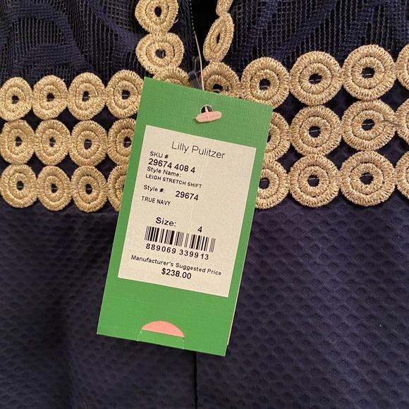 NWT Lilly Pulitzer Leigh stretch Shift - Picture 3 of 3